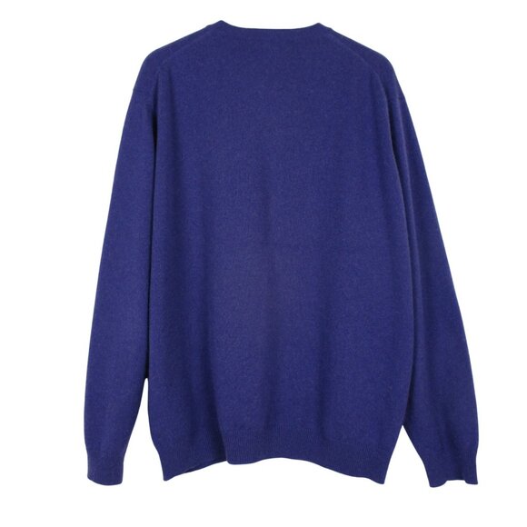 Lands' End 100% Cashmere Sweater Men's Purple Size XL $199 - Picture 4 of 7